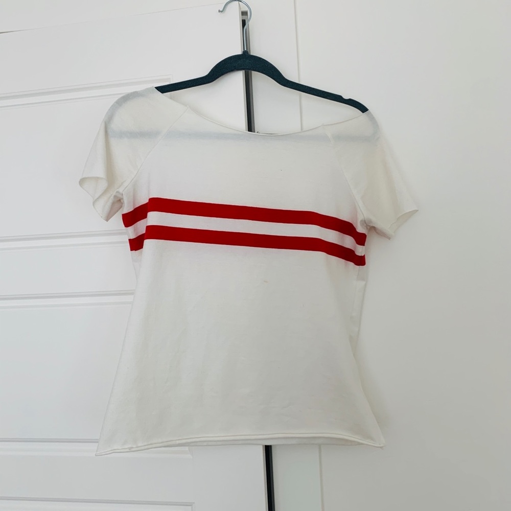 Cute wide neck tee